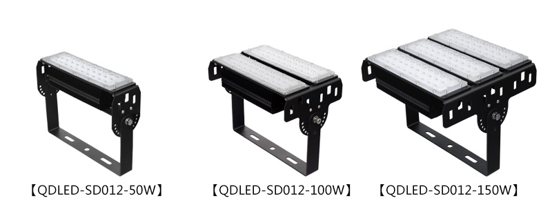 向日葵视频下载黄50W、100W、150W(QDLED-SD012)鳍片式大功率模组LED隧道灯灯具图片